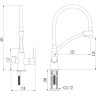 Смеситель LEMARK COMFORT LM3070C для кухни с подключением к фильтру