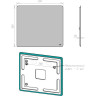 Зеркало LEMARK ECOSMO 90х80 см LM90Z-Ecos